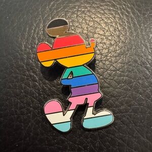 Disney Pride Mickey Pin – Rainbow Mickey – Authentic Disney Parks